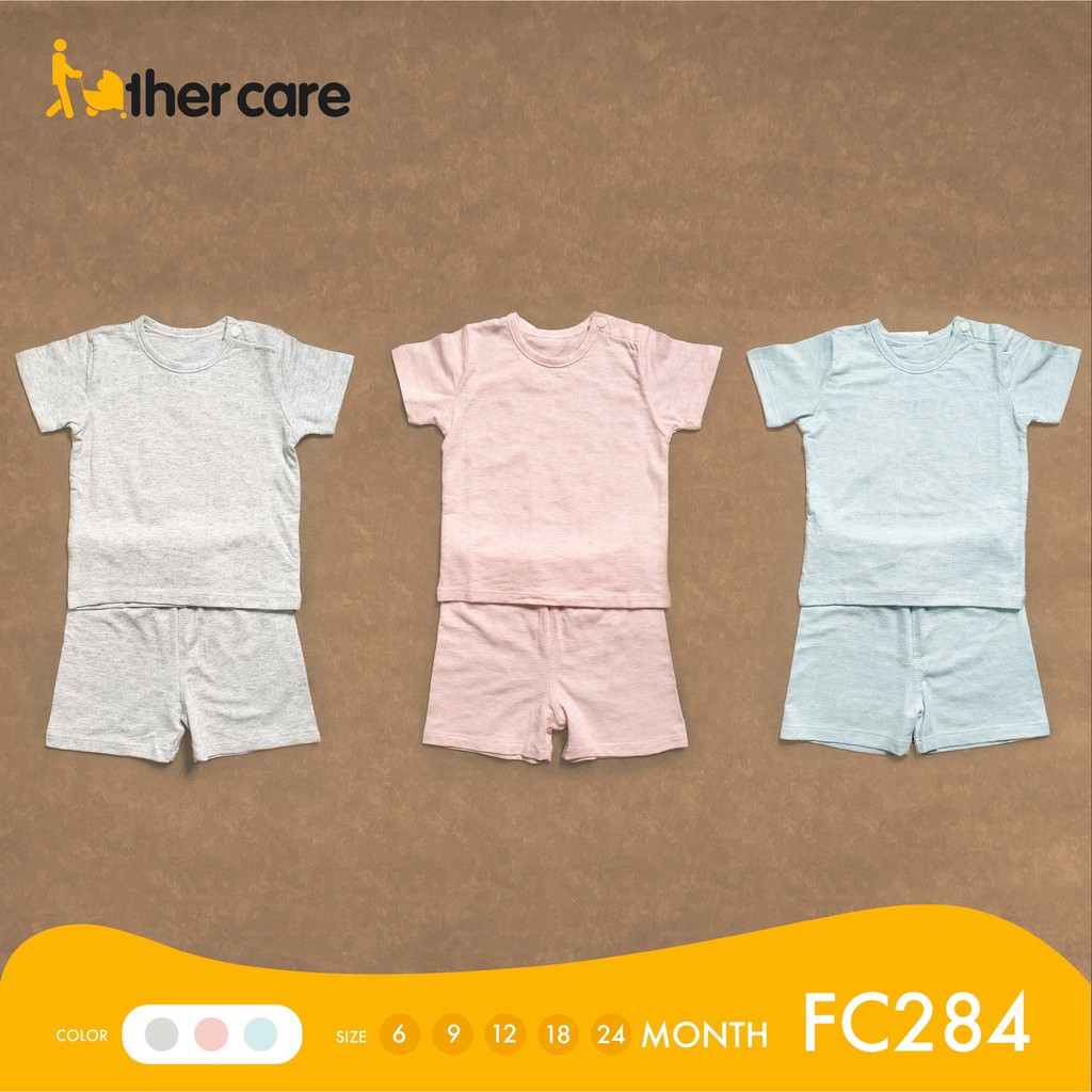 Bộ Quần áo FatherCare Cài vai CT - Hình hoa FC284