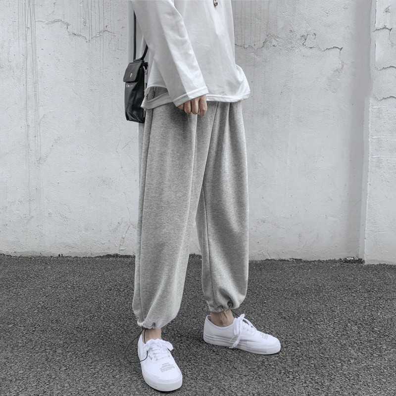 Quần Thể Thao Nam Nữ Mặc 2 Kiểu Ống Suông Culottes Và Jogger Bo Gấu Lưng Thun Co Giãn JOGGER 9000064C2