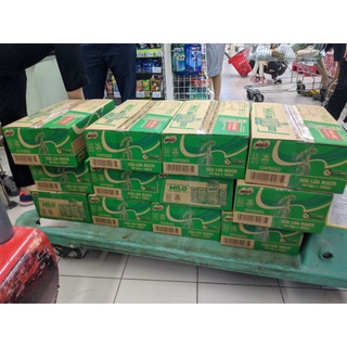 DATE MỚI lốc 4 Sữa Milo lúa mạch có đường ít đường 180ml