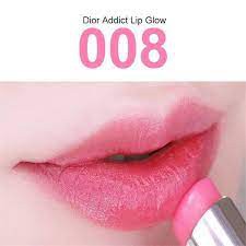 Son Dưỡng Dior Addict Lip Glow bản mới 2021 - màu  008 màu hồng dâu nhẹ nhàng tự nhiên .
