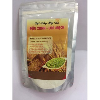 Bột Đắp Mặt Nạ Đậu Xanh Lúa Mạch Mask Face Power Green Pean Barkey 300gr