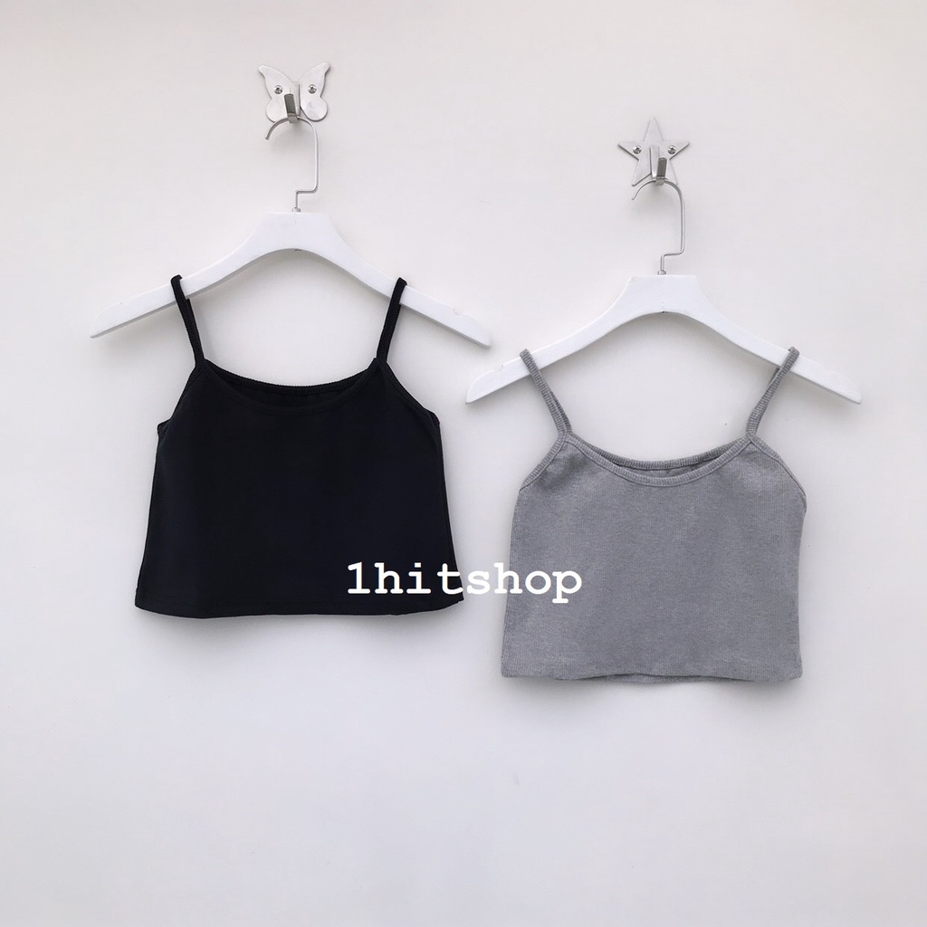 Áo Thun CROPTOP 2 DÂY CICI Ulzzang Nữ (Dưới 55kg) 1hitshop
