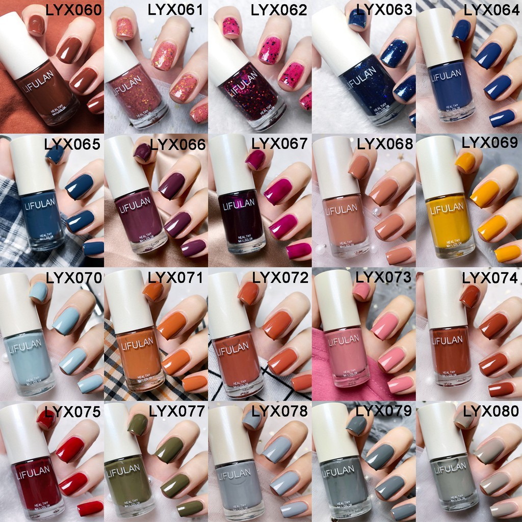 Sơn móng tay trơn Lifulan 8ml - LESIE STORE