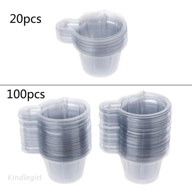 Set 100 Cốc Nhựa 40ml Dùng Một Lần Chuyên Dụng Cho Làm Trang Sức