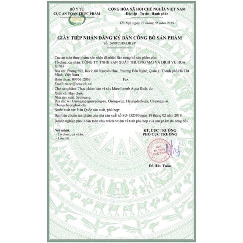 (70 viên mẫu mới) Viên cấp nước và collagen Innerb Aqua Rich | Thế Giới Skin Care