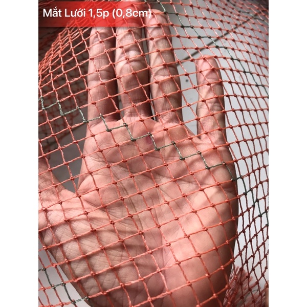 1kg Lưới Đỏ Làm Gió,Làm Lú Dây, Mắt lưới 06cm , 0,8cm, 1cm , 1,2cm , 1,5cm
