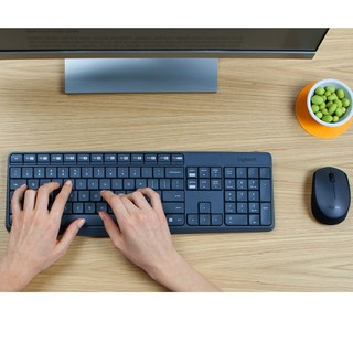 Bộ Bàn Phím + Chuột Không Dây Logitech MK235 - Thiết Kệ Đẹp Đẽ