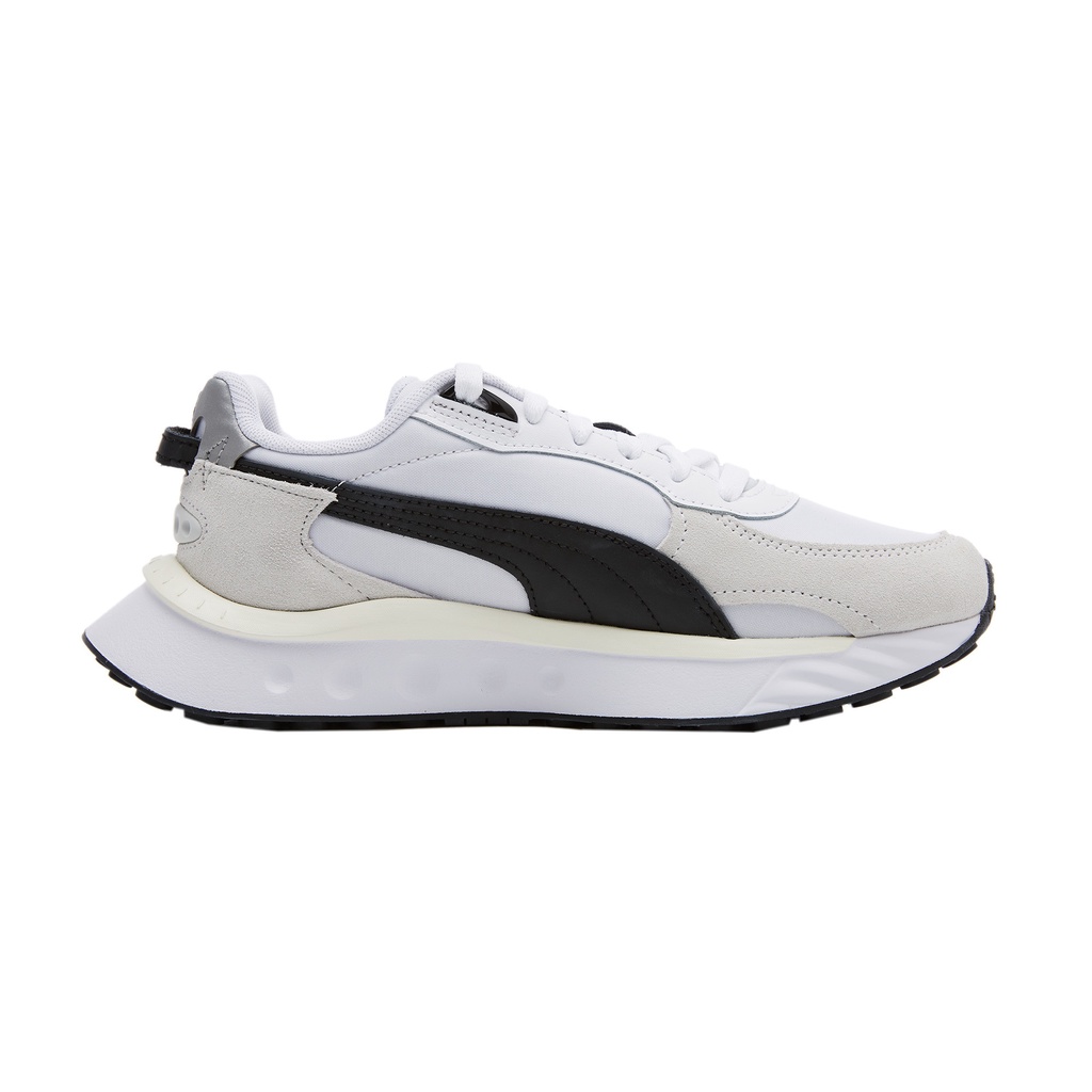Giày Puma Wild Rider KR Reflecti trắng viền đen bill hàn