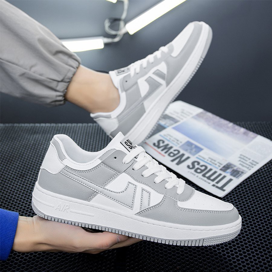 Giày Nam Sneaker - Giày Thể Thao Nam Dáng Basic Cực Dễ Phối Đồ GT05