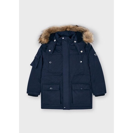 Áo khoác parka xanh navy Mayora cho bé trai - Nga Fish - K3P2M5