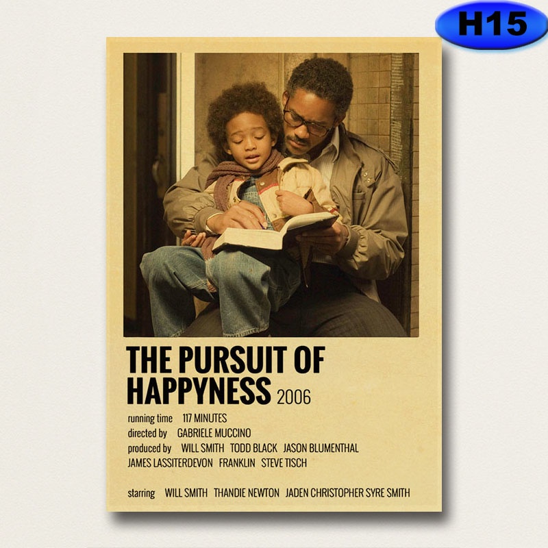 Áp Phích Dán Tường Trang Trí In Hình Phim Cổ Điển Bằng Giấy kraft