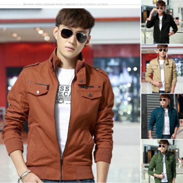 Áo Khoác Kaki Cao Cấp Phối Kiểu Túi Hộp | BigBuy360 - bigbuy360.vn