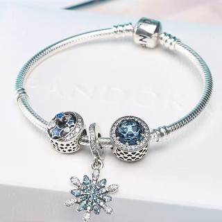 Shimmering Snowflake Dangle Charm