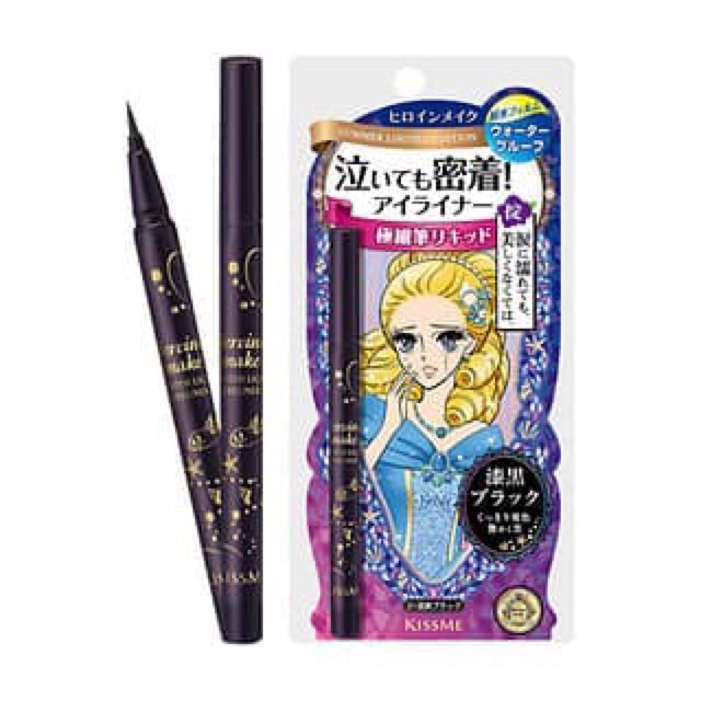 (CÓ BILL) Mascara & eyeliner Kiss me Heroine - Đen- Black