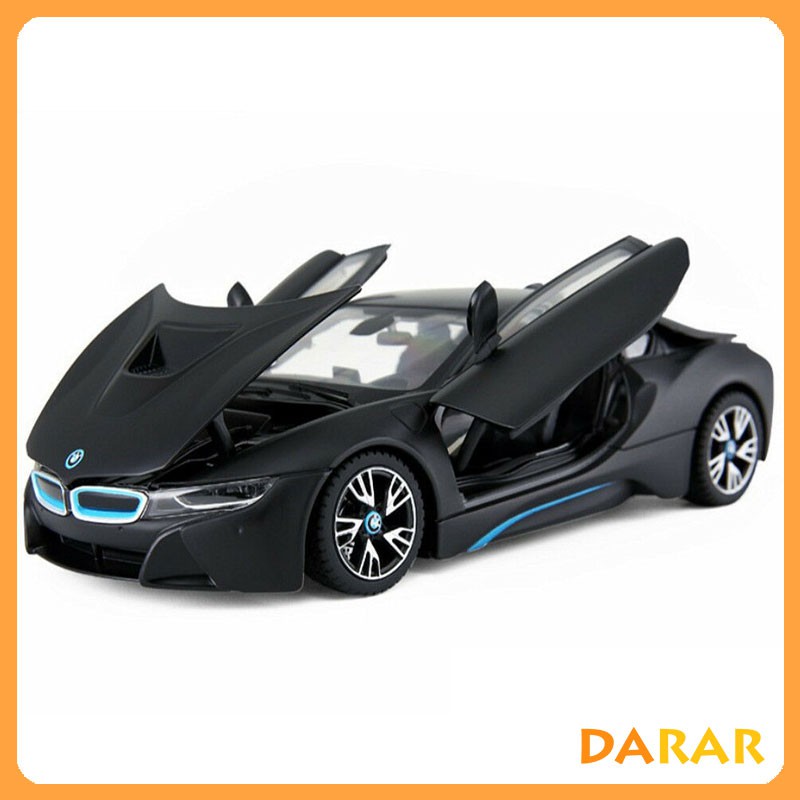 MÔ HÌNH XE Ô TÔ Siêu Xe BMW I8 | Hãng Rastar tỷ lệ 1:24 màu Đen