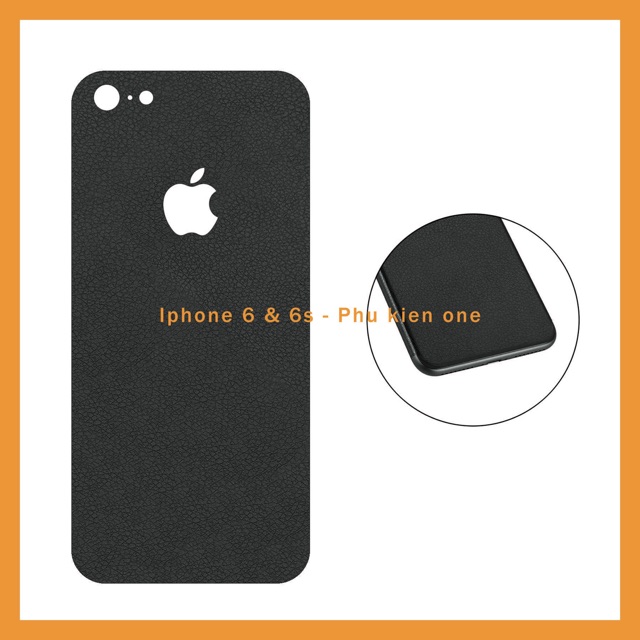 Decal dán lưng vân da máy iphone 6/ 6s/ 6 plus/ 6s plus