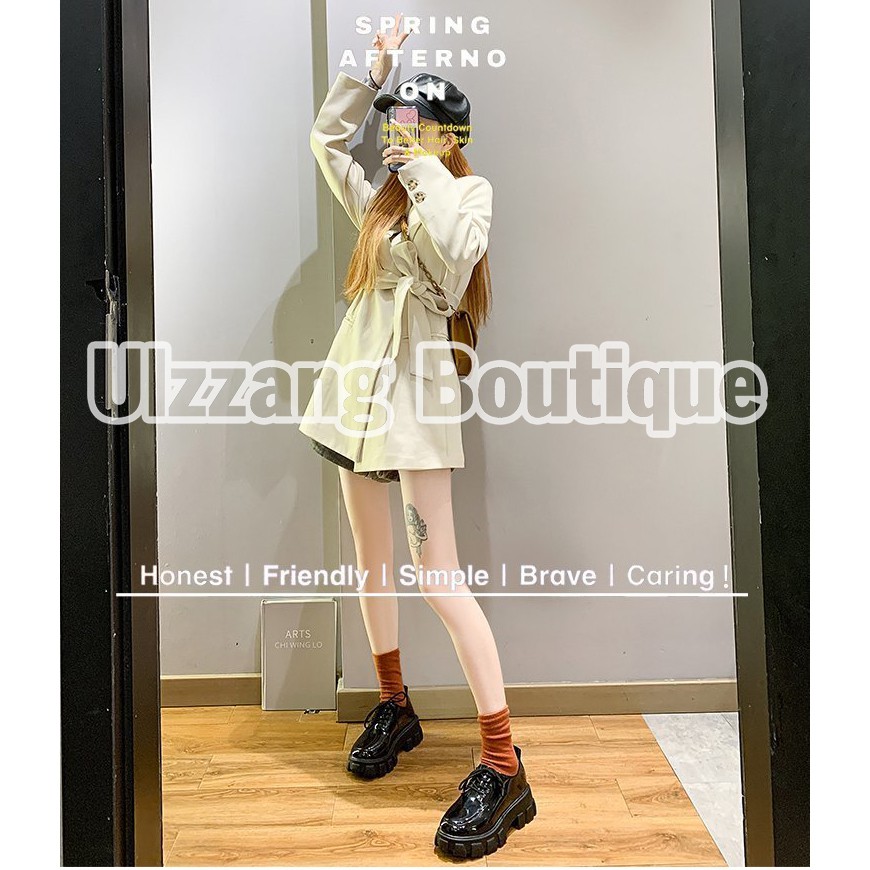 Giày Oxford nữ giày ulzzang đế cao mũi tròn mới 2021 (OX-10) | BigBuy360 - bigbuy360.vn