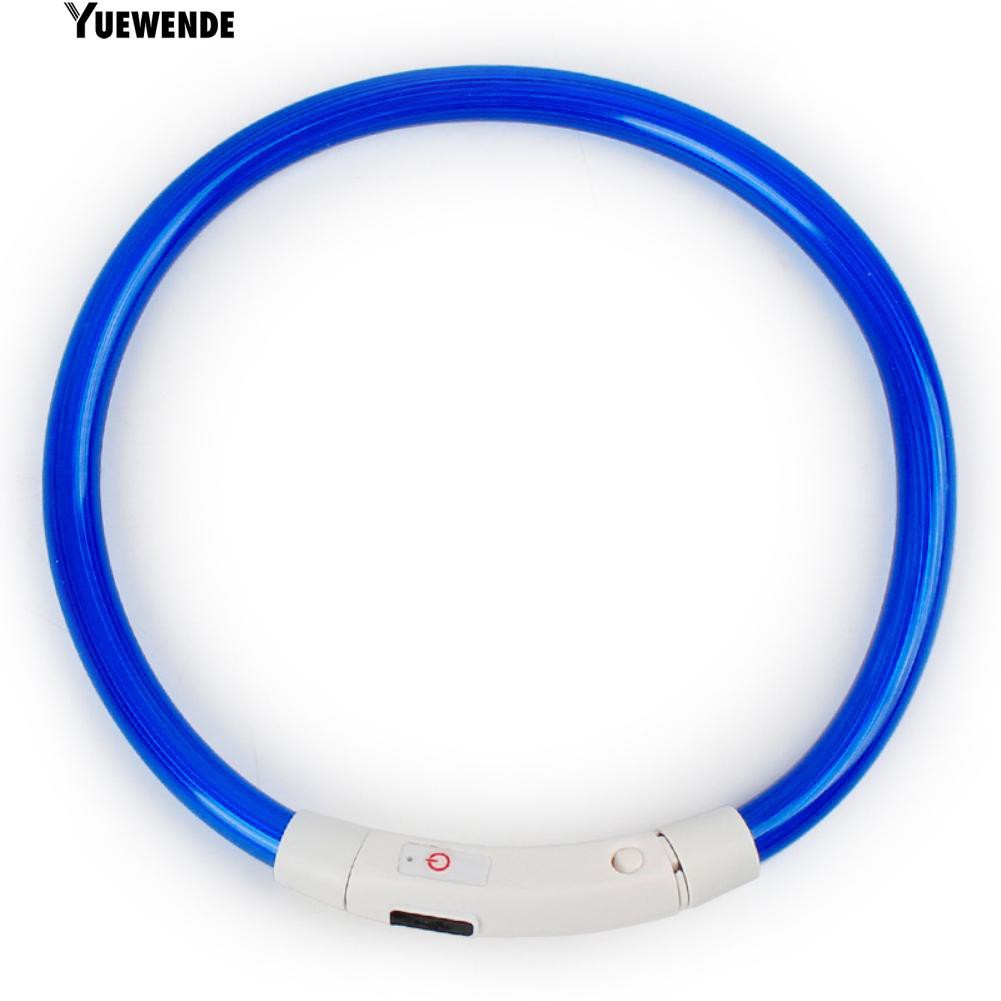 Vòng cổ đèn LED phát sáng sạc USB vui nhộn cho cún cưng