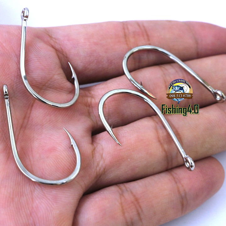 Lưỡi OLIVE SOI - Hộp 50 cái - Made in korea - Lưỡi câu cá tra