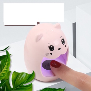 Đèn hơ móng mini , máy hơ gel mini hình con mèo.