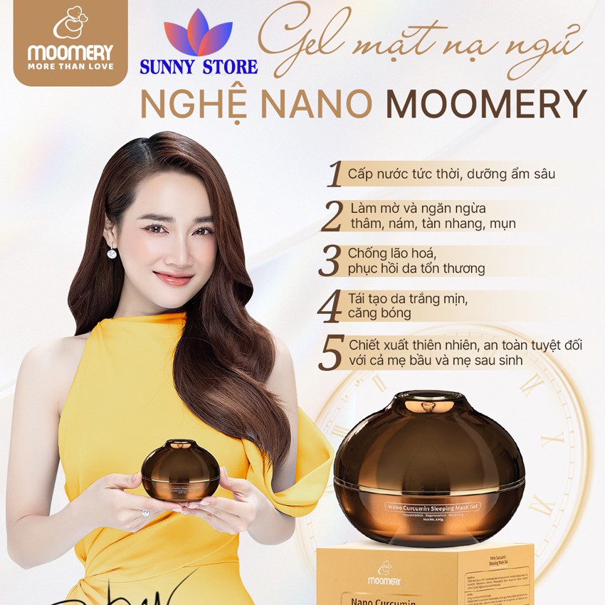 Gel mặt nạ nghệ Moomery CHÍNH HÃNG