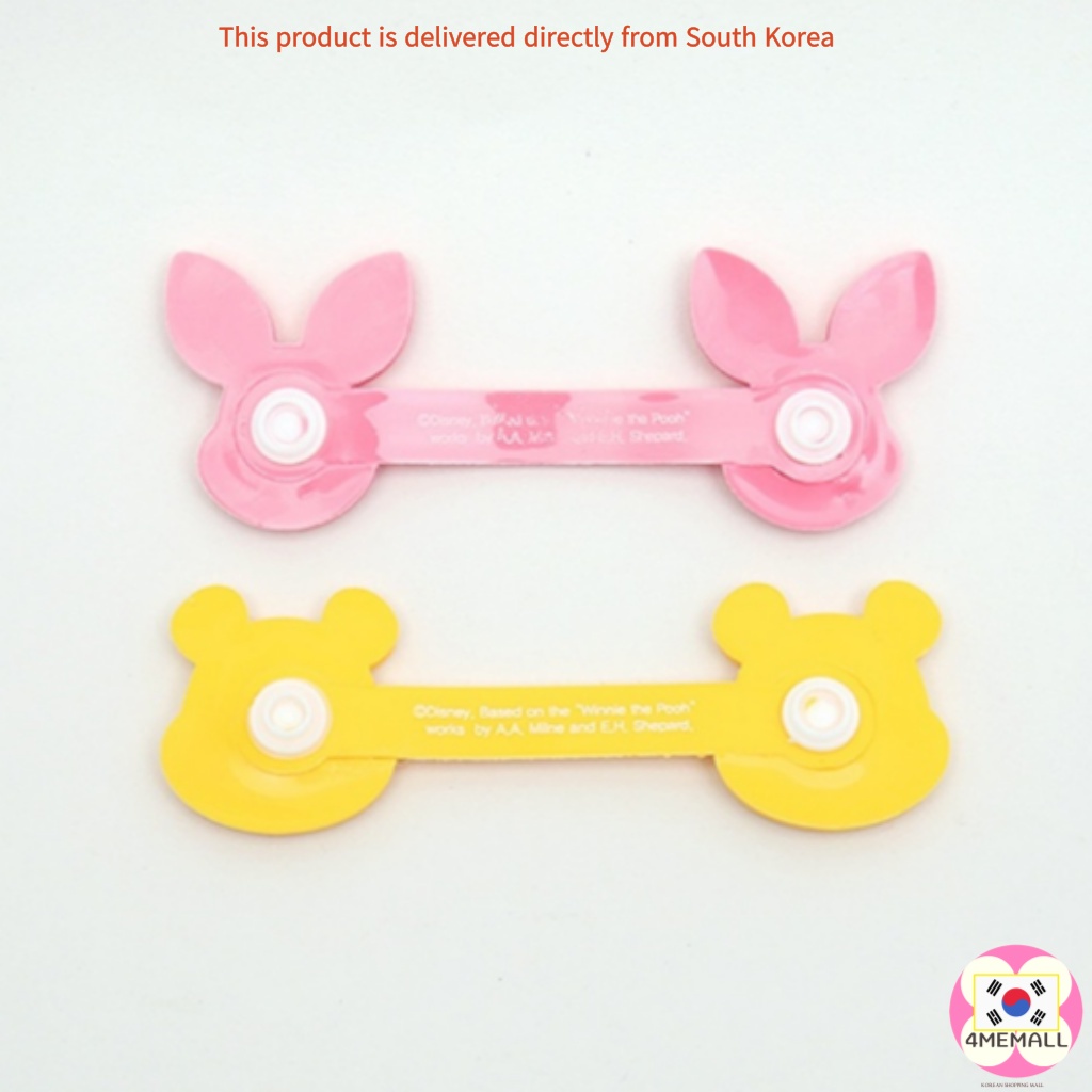 DAISO Bộ 2 giá đỡ dây cáp/tai nghe hình nhân vật hoạt hình Winnie the Pooh