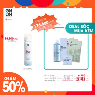 [ Có Kèm Deal Sốc ] Xịt Khoáng Thiên Nhiên On&On Mọi Loại Da Cấp Ẩm Cho Da, Cân Bằng Lượng Ph Trên Da