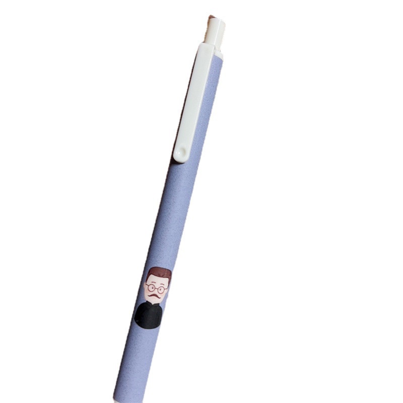 Set 6 bút mực đen ngòi 0.5mm dễ sử dụng nhanh khô phong cách Trung Hoa dành cho học sinh