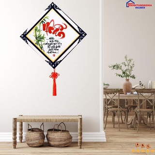 Tranh đính đá chữ nhẫn 50cm x 50cm