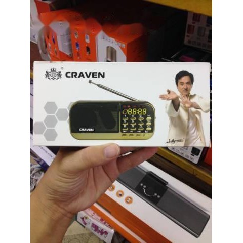 Máy nghe kinh phật, nghe nhạc, thẻ nhớ, radio đài FM Craven CR 836S