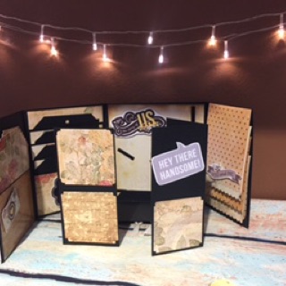 Scrapbook folio vintage