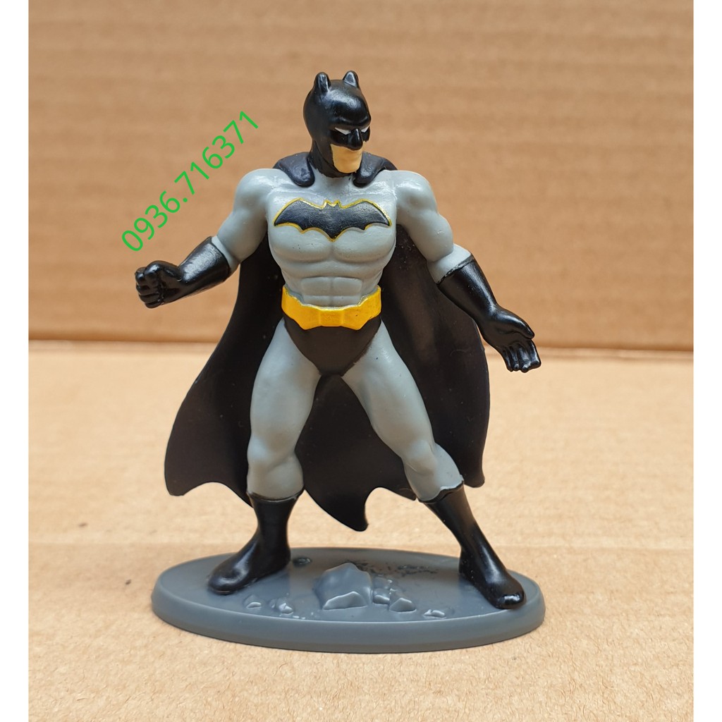 Mô hình nhân vật siêu anh hùng Justice League - Batman size mini hàng Mattel Canada