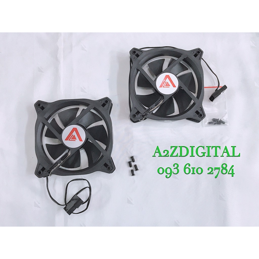 FAN CASE ĐƯỜNG KÍNH 12cm CÓ LED RGB 1 MẶT - 7 MÀU CẦU VỒNG VSP201