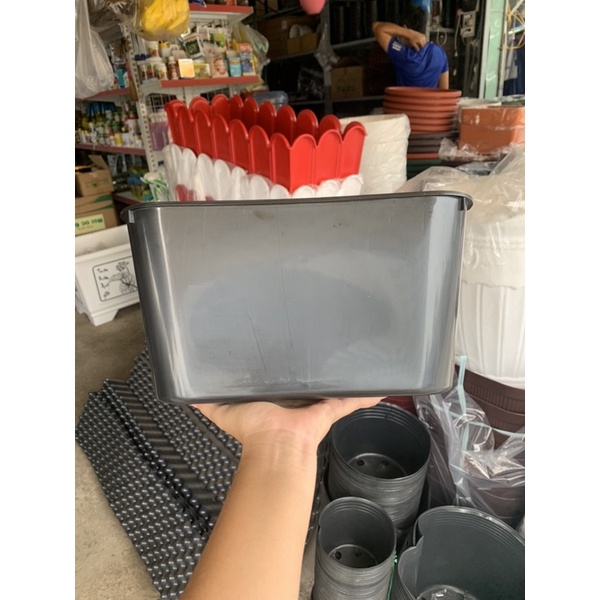 Khay nhựa nuôi cá con , dưỡng cá - 29 x 20 x 16 - 7 lít
