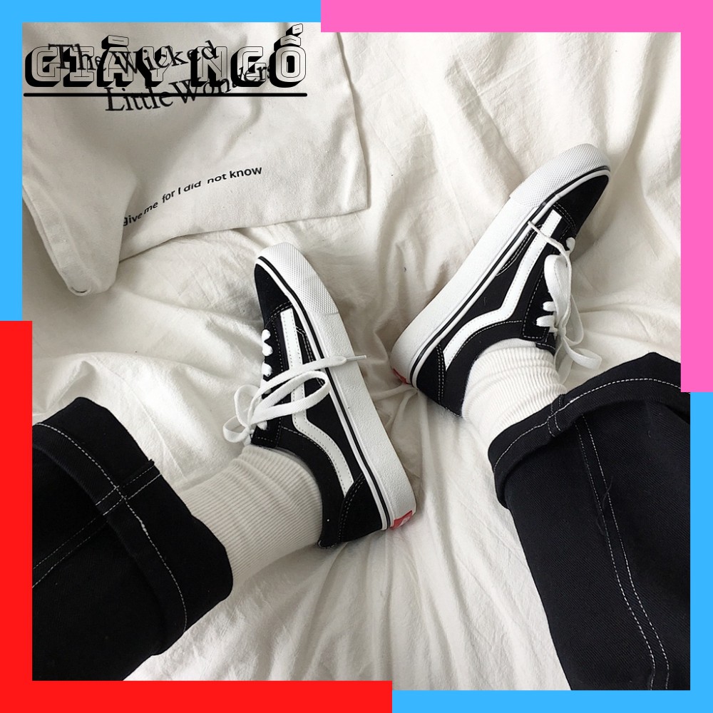 Giày 𝗩𝗮𝗻𝘀 Old Skool Classic, Giày 𝗩𝗮𝗻𝘀 Vault Nữ Full Box Bill Hàng Đẹp Free Ship - Đen shop