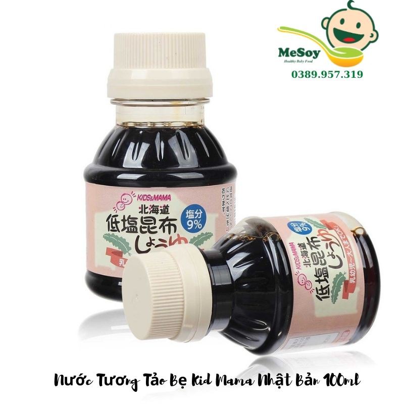 Nước tương tảo bẹ Kid&Mama 100ml Cho Bé