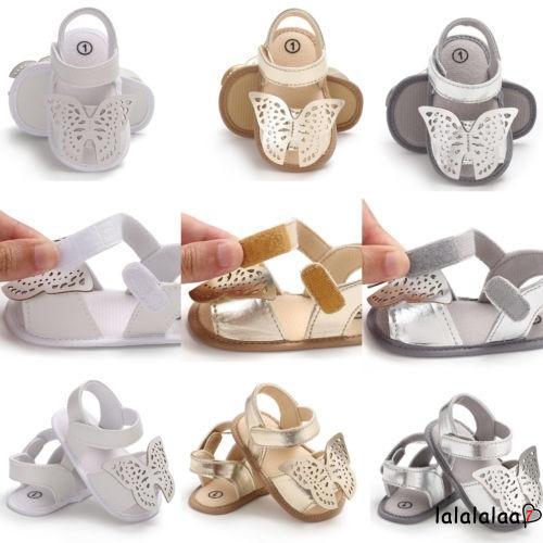 Giày sandal đế mềm chống trượt hình bướm cho bé gái