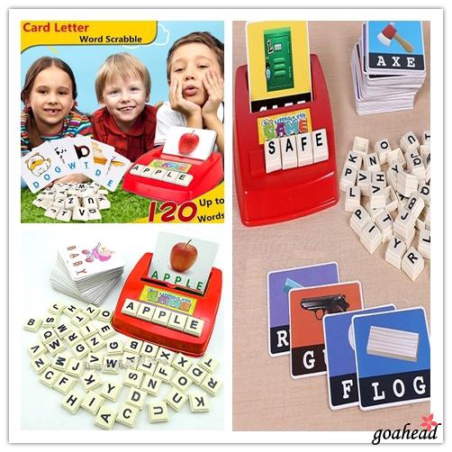 ☞❀❤♕GOAHot Early Educational Toy Gift Fun Learning English Spell the Word for Children