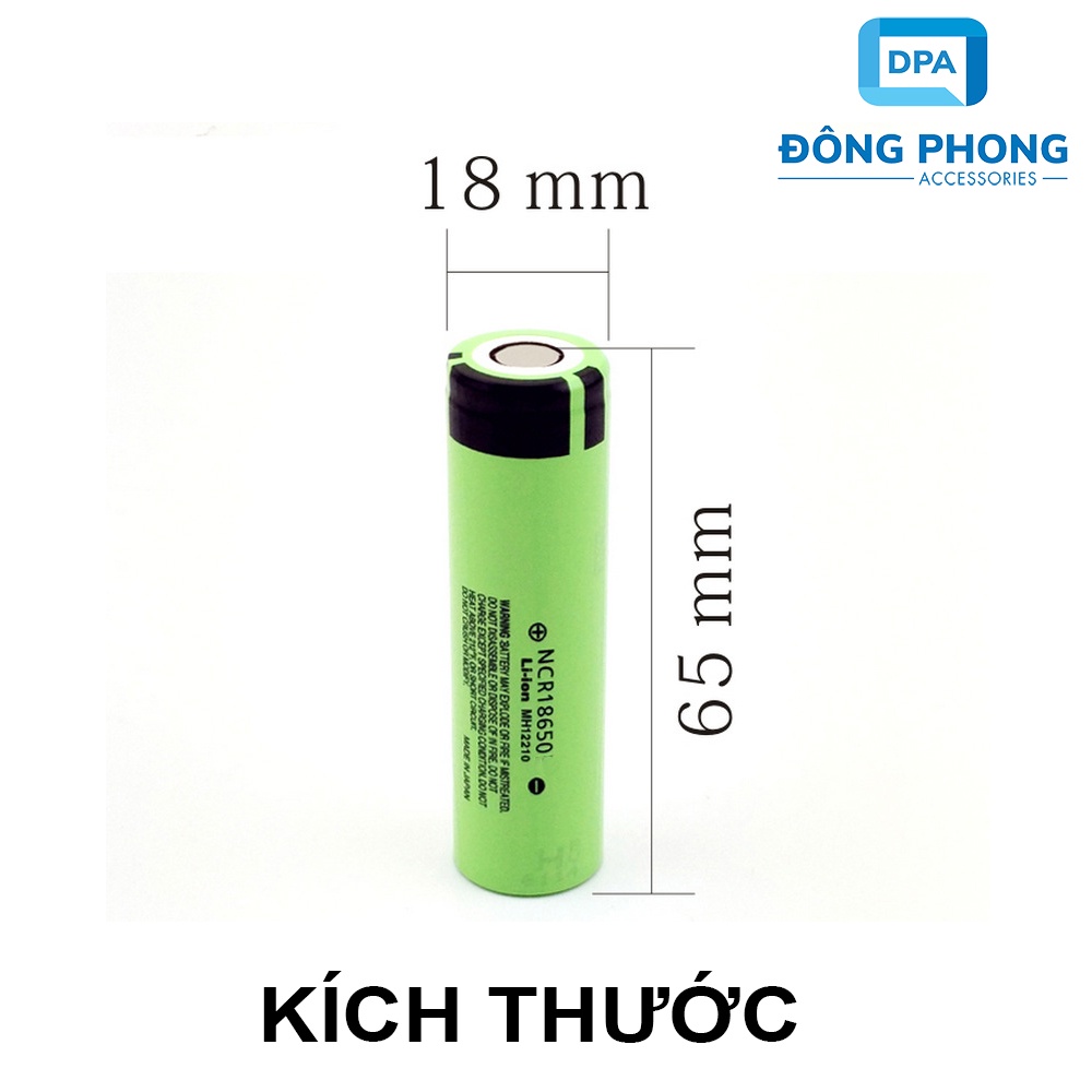 Pin 18650 Lithium-ion 6800MAH 4.2V Đầu Phẳng NCR18650A