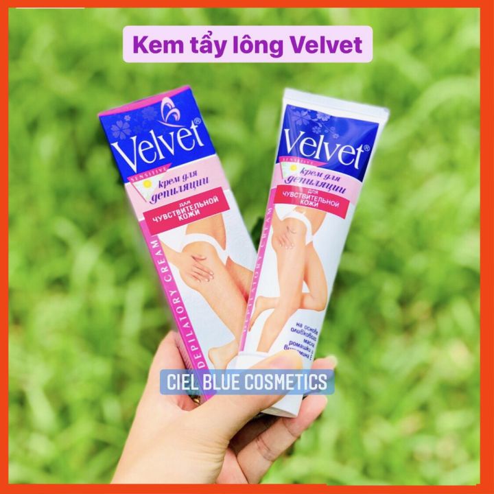 Kem tẩy lông Velvet [CHỈ BÁN HÀNG CHÍNH HÃNG] chuẩn nga, siêu sạch trong 5 phút, an toàn hiệu quả