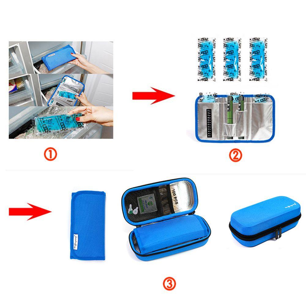 LEISURE Insulin Túi Làm Mát Thuốc Lá Diabetic Không Cần Gel