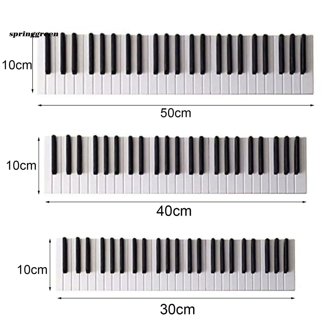 Móc Treo Đồ Gắn Tường Bằng Gỗ Chống Rơi Hình Phím Đàn Piano