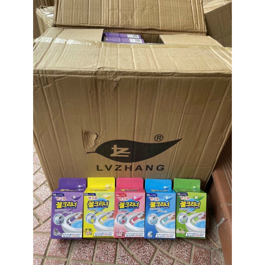 Gel khử mùi bồn cầu dạng thạch hình bông hoa với 6 mùi thơm