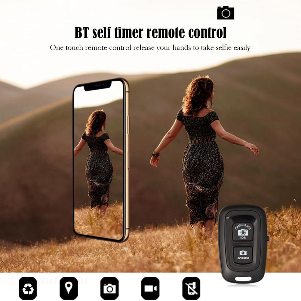 2.4G Bluetooth Selfie Photo Controller Phone Camera Shutter Release Button