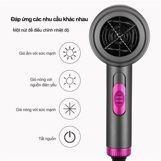 MÁY SẤY TÓC CAO CẤP HAIR DRYER CÔNG XUẤT 1800W - 2021