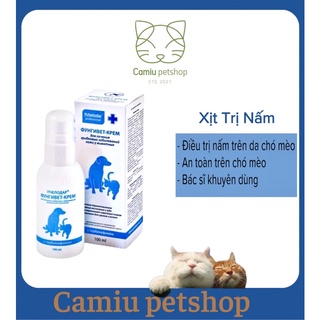Xịt trị nấm cho chó mèo Pchelodar