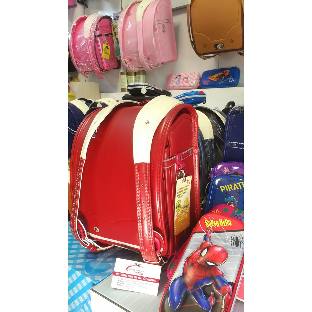 Cặp chống gù lưng Randoseru Nhật bản, Cặp sách ba lô randoseru chống gù lưng nhật bản cho học sinh c