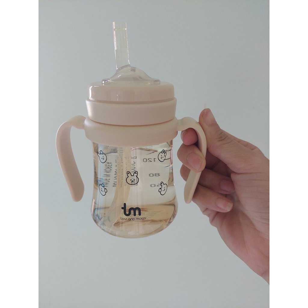 Bình hút THỎ/ SÓC Tovi and Molly X Dot to Dot Bunny Hàn Quốc size 180ml/ 280ml