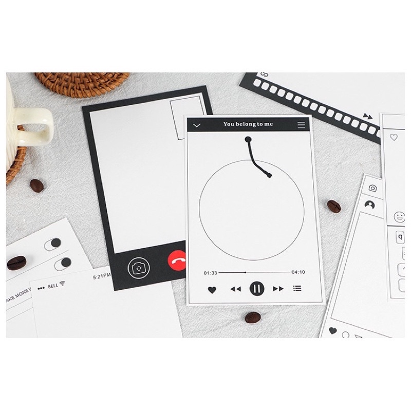 Giấy khung làm ảnh, tranh washi, handmade, trang trí bullet journal