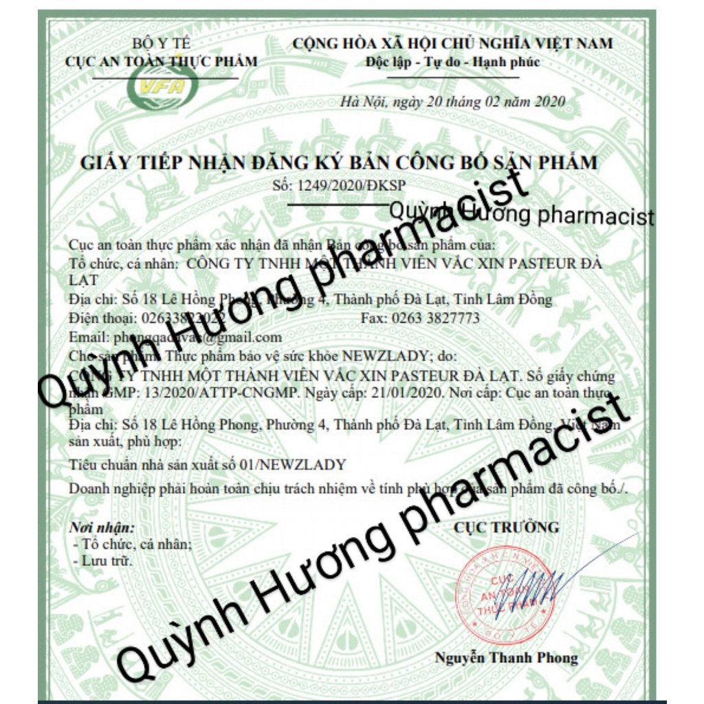 Viên uống NEWZLADY hộp 30 viên giúp cân bằng nội tiết tố nữ